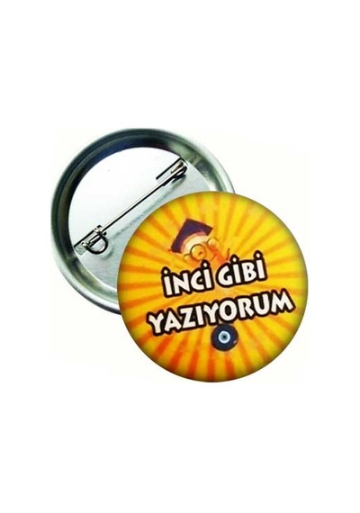 Inci Gibi Yazıyorum Rozeti 20 Adet
