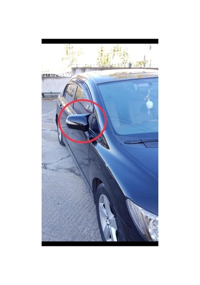 Honda Civic 2006.2012 Fd6 Parlak Siyah Batman Ayna Kapagı