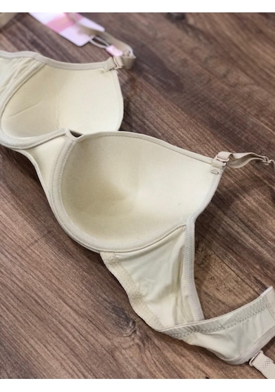 Umt Underwear Umt Kadın Desteksiz Boş B Cup Balenli Telli Sütyen 916 Ten