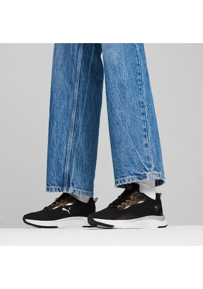 Puma Puma SOFTRIDE Orla Metallic Dream Kadın  Siyah Sneaker
