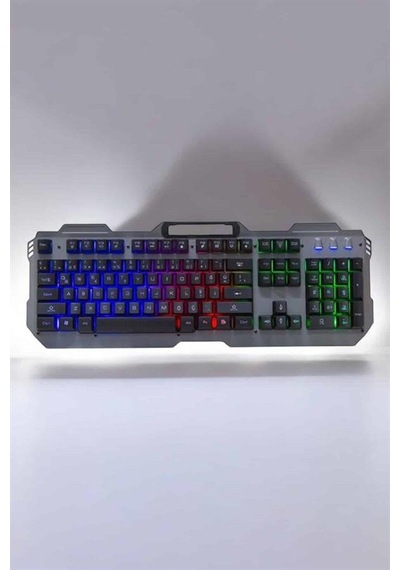 Oyuncu Klavyesi Q Klavye Rgb Işıklı Mouse li Mh-hs2356-1950