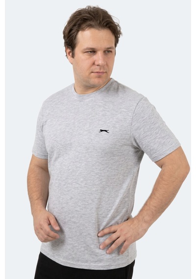 Slazenger Rosalva Jmb Erkek Büyük Beden Gri Tişört