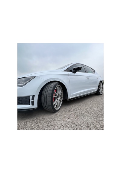 Seat Leon Fr 2012-2019 Yan Marşpiyel Seti Piano Black Sportif Yan Etek