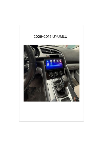 Peugeot 5008 & 3008 Manuel Klima Uyumlu Multimedya Carplay & Android Auto Geri Görüş