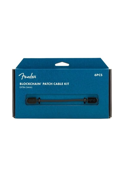 Fender Blockchain Patch Cable Kit Extra Small Siyah Patch Kablosu