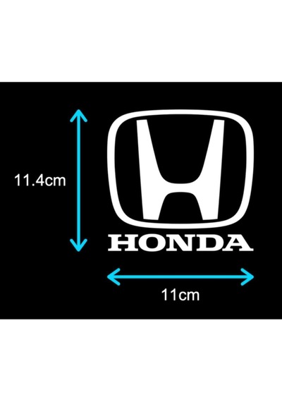 Honda İçin Özel Yeni Uyumlu Aksesuar Oto Özel Yeni Sticker Beyaz 11 Cm