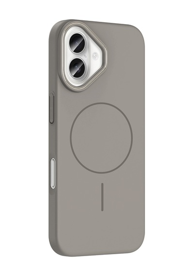 Apple Uyumlu iPhone 16 Plus Kılıf M-safe Şarj Özellikli Zore Ruby Sert Kapak Mürdüm