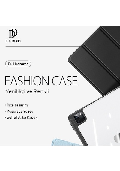 Dux Ducis Apple Uyumlu iPad Pro 11 (2018,2020,2021) Kılıf Kalem Bölmeli Toby (517956321)