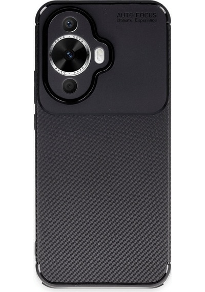 Nova 12s Kılıf Auto Focus Karbon Kapak - Siyah Bzsxx00 1