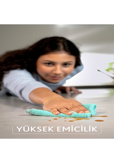 Vileda 10 Paket 3lü Pro Clean Enzim Teknolojili Mikrofiber Temizlik Bezi Vld0000000468 Renkli