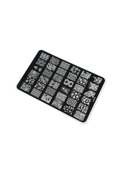 Nail Art Stamping Baskı Plakası Büyük Boy Xl Hk03