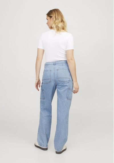 Jack & Jones Kadın Relaxed Fit Jean - Elza 12253069 Light Blue Denim