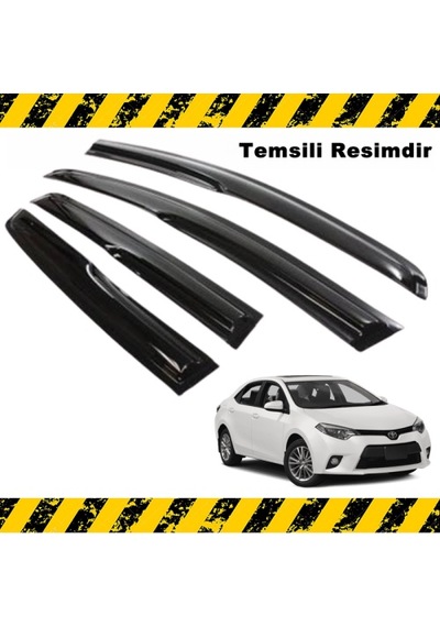 Corolla Uyumlu Mügen Cam Rüzgarlığı 2013 - 2018 Arası 4 Lü Set N11.33520