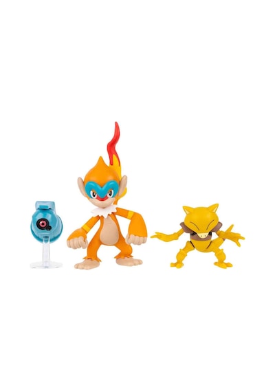 Pokemon Battle 3'lü Figür Seti Beldum Monferno Abra