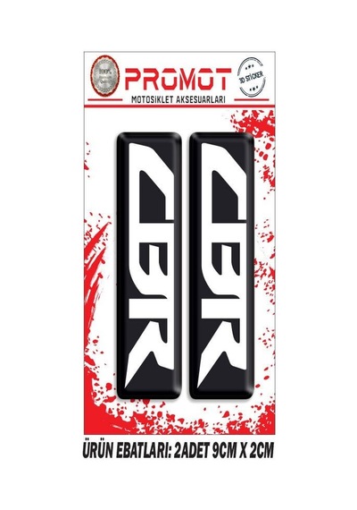 Cbr Tasarımlı Ön Maşa Damla Sticker Diğer