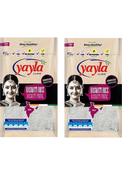 Yayla Basmati Pirinç 2 x 500 G