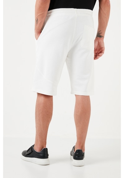 Buratti Belden Bağlamalı Pamuklu Cepli Regular Fit Erkek Short 5908041 Ekru