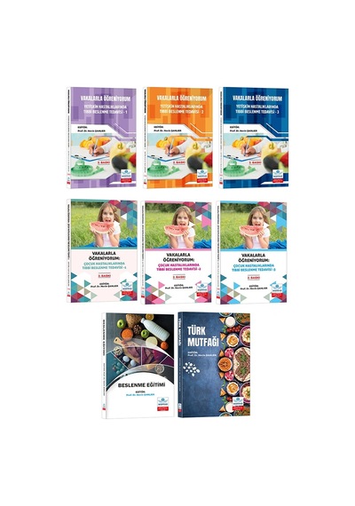 Beslenme Seti Prof. Dr. Nevin Şanlıer 8 Kitap