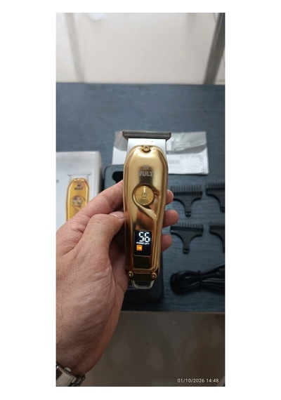 Vult Vt-880 Şarjlı Saç Sakal Ense Epilasyon Öncesi Tüm Vücut Tıraş Makinesi Professıonal Clipper Dijital Ekran 120 Dk