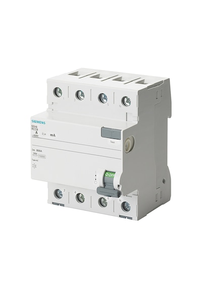 Siemens 4X80 Amper 30Ma Kaçak Akım Koruma Rölesi 5Sv4347-0