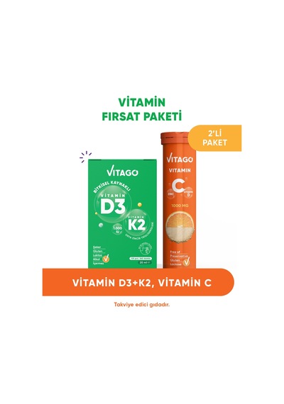 2’Li-Vitago Vitamin D3 Vitamin C Efervesan Tablet
