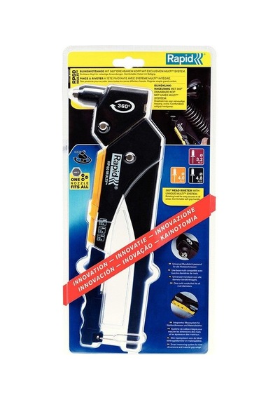Rapid Rp60 360 Döner Başlı Perçin Pensesi 3.2, 4.0, 4.8 Mm
