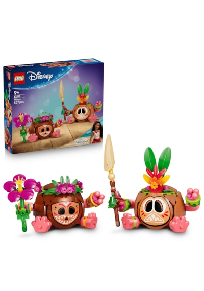 LEGO® ǀ Disney Moana Kakamora 43293 - 9 Yaş ve Üzeri Çocuklar için Film Aksesuarları İçeren Oyuncak Yapım Seti (407 Parça)