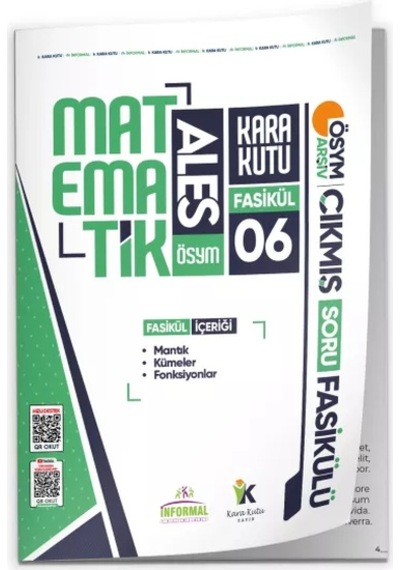 2026 Ales Matematik Kara Kutu 6.fasikül Ösym Çıkmış Soru Mantık-kümeler-fonksiyonlar Modüler Set