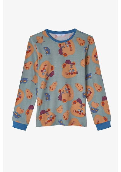 Penti Erkek Çocuk Yeşil More Page Uzun Kollu Pijama Takımı Ge34