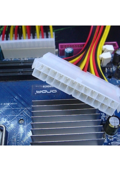 24 Pin Kasaiçi Psu Atx Power Uzatma Kablo 4983A Supply Uzatıcı Ek