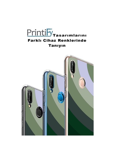 Samsung Galaxy Uyumlu M23 Kapak Renk Cümbüşü Tasarımlı Şeffaf Kılıf