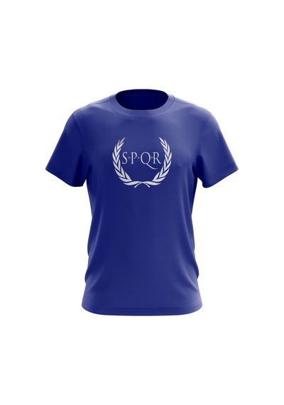 Spqr Erkek Pamuk T-shirt Ares İndigo İndigo