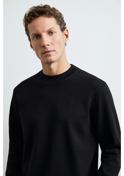 Lufian Grand Erkek Sweatshirt 112030192 Siyah
