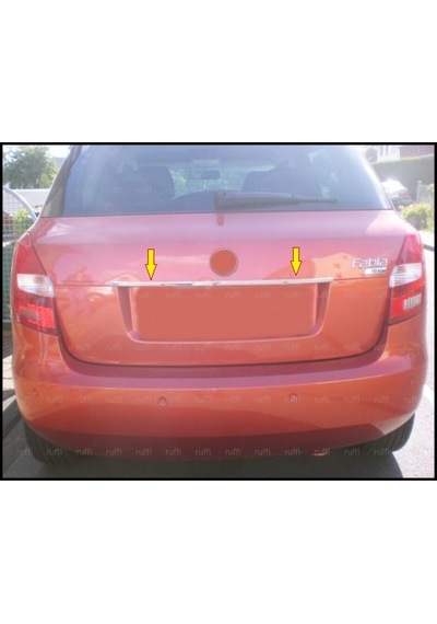 Ebal Otomotiv Skoda Fabia MK2 Krom Bagaj Çıtası 2008 Üzeri P. Çelik