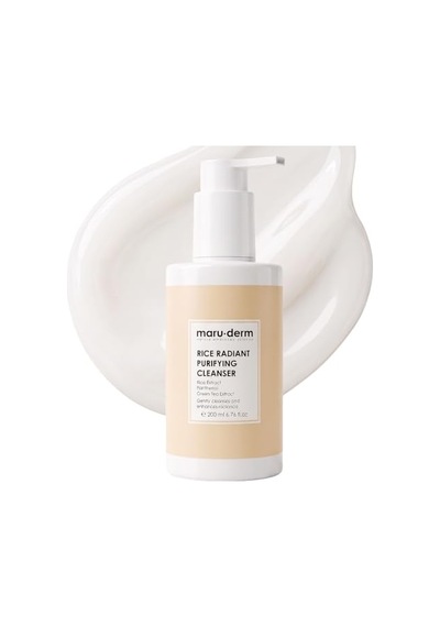 Maruderm Pirinç Özlü Aydınlatıcı Yüz Temizleme Jeli Nazik Arındırıcı, Nemlendirici Ve Canlandırıcı Temizleyici, 200 Ml