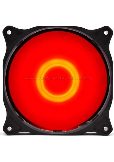 Dark Sessiz 12 CM ARGB 1200 RPM 36CFM, 3Pin, Güçlü Soğutma, Sessiz, Siyah Kasa Fanı (DKCF127ARGB)