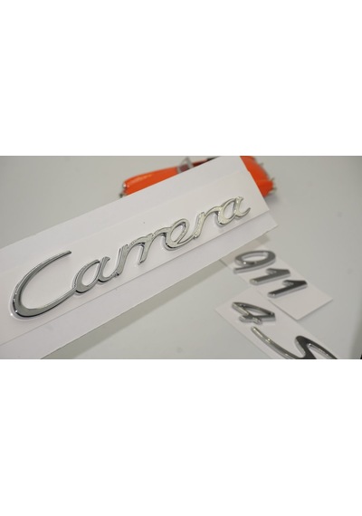 Porsche 911 Carrera 4S Bagaj 3M 3D Abs Yazı Logo Amblem Seti (549218224)
