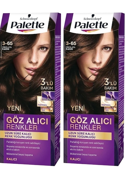 Palette Göz Alıcı Renkler 3 - 65 Çikolata Kahve X 2 Adet