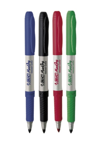 Bic Intensity Permanent Markör 12 Renk Çok Renkli