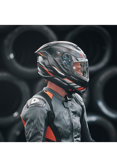 Nexx X.R3R Precision Karbon Full Face Mat Siyah - Kırmızı Motosiklet Kaskı