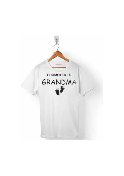 Promoted To Grandma Büyük Anne Oldum Yeni Doğan Erkek Tişört 001