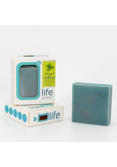 Olife Soap Doğal El Yapımı Mentol Kokulu Sabunu 3 x 100 G