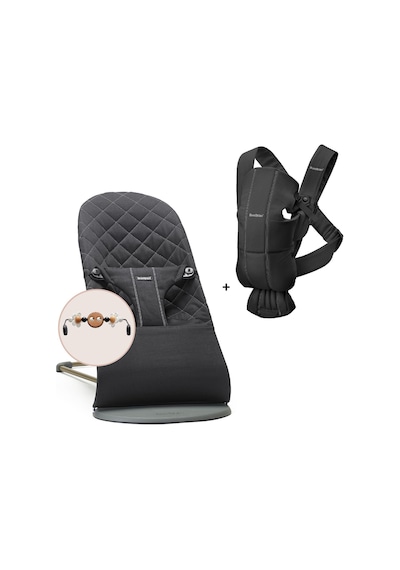 Babybjörn Bliss Ana Kucağı Oyuncak Prom.& Kanguru Mini 3d Cotton Yeni Doğan Seti Black