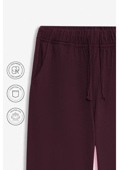 Elemge %100 Pamuk 2'li Süprem Erkek Pijama Altı Compact Penye Rahat Kalıp Cepli Ipli Terletmez Bordo - Haki Bordo-haki Elemge %100 Pamuk 2'li Süprem Erkek Pijama Altı Compact Penye Rahat Kalıp Cepli Ipli Terletmez Bordo - Haki Bordo-haki