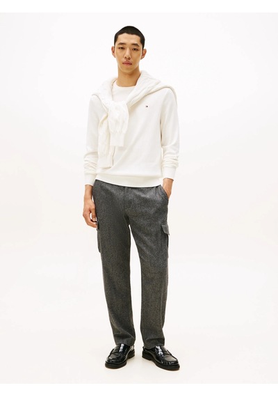 Tommy Hilfiger Pıma Org Ctn Cashmere Crew Neck Erkek Sarı Kazak - Mw0mw28046