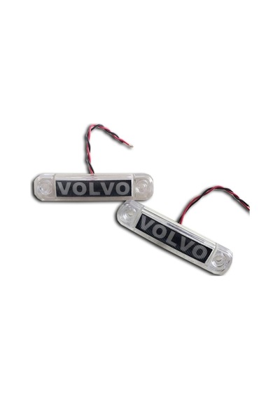 Ahmet Otomotiv Marka Yazılı Parmak Led Volvo Beyaz 12v-24v Uyumlu