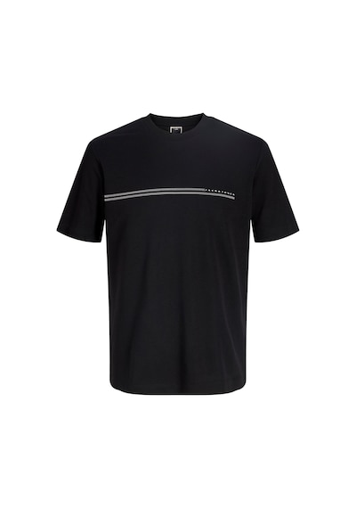 Jack & Jones Erkek T Shirt 12297257 Siyah Siyah