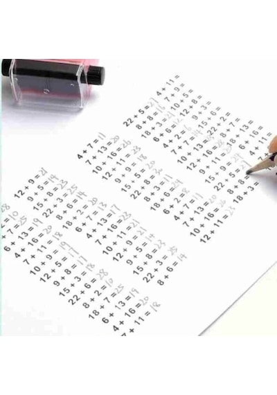 Bölme İşlemi Alıştırma Test Kaşesi Çok Renkli