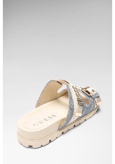 Guess Faxona Kadın Terlik Fltfx2fab03 Krem