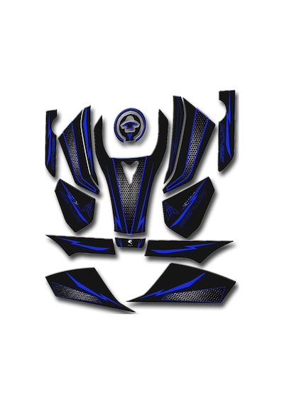 Mt25 Tank Pad Seti 2019-24 Mavi Set
